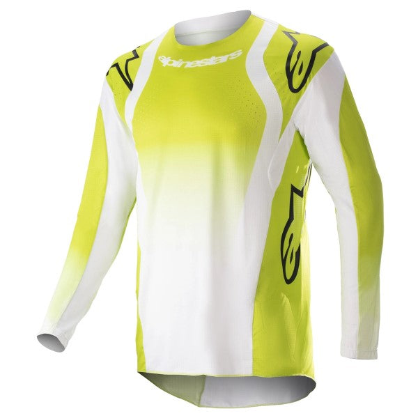 Chandail de Motocross Techstar Push Alpinestars jaune, de face