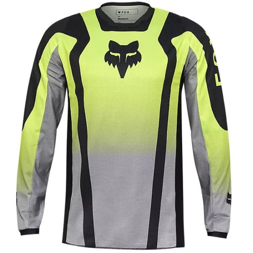 Chandail de Motocross 180 Lean Jaune de face
