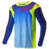 Chandail de Motocross Racer Hoen Alpinestars jaune et bleu