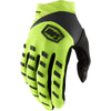 Gants de Motocross Airmatic Enfant 100% jaune et noir