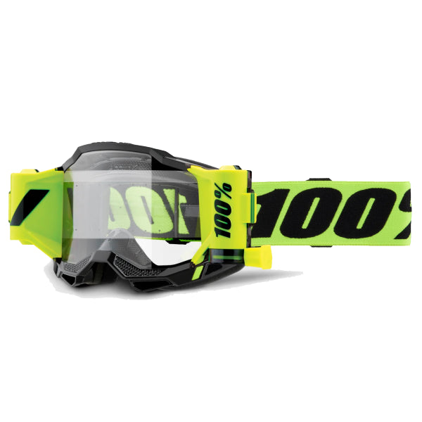 Lunettes de Motocross Accuri 2 Forecast Roll-Off 100% jaune et noir