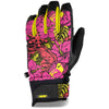 Gants de Motoneige Freeride 509 jaune et rose