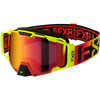 Lunette de Motoneige Pilot FXR jaune et rouge