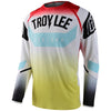 Chandail de Motocross SE Ultra Arc Troy Lee Designs jaune et rouge, de face