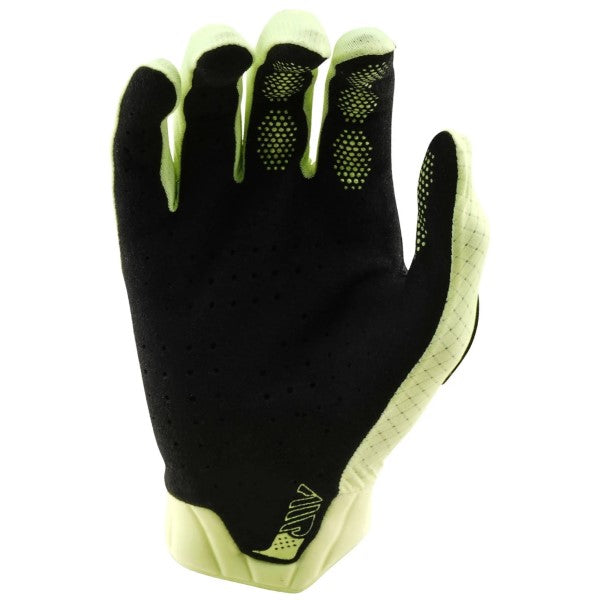 Gants de Motocross Air Mono Troy Lee Designs jaune, paume
