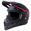 Casque Intégral de Motoneige Force/Jethwear/noir rose, de profil