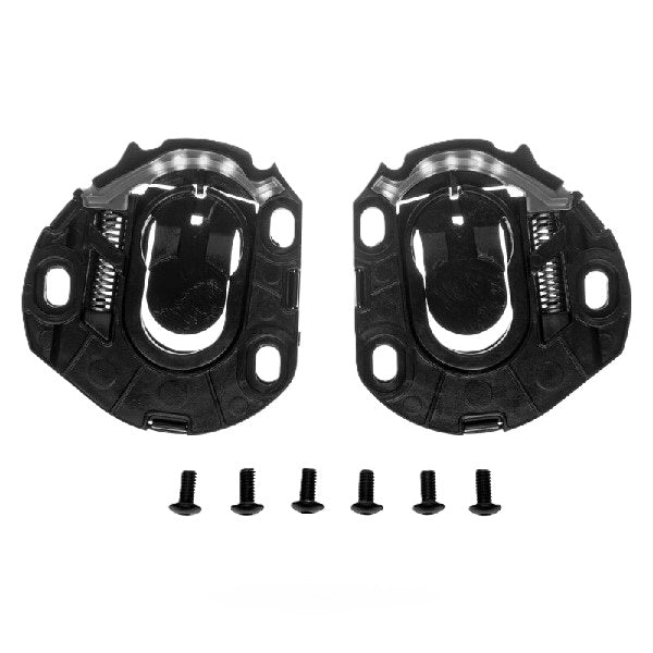 Kit de Plaques de Charnière de Casque Moto SRT-Modular Bell Noir en paire