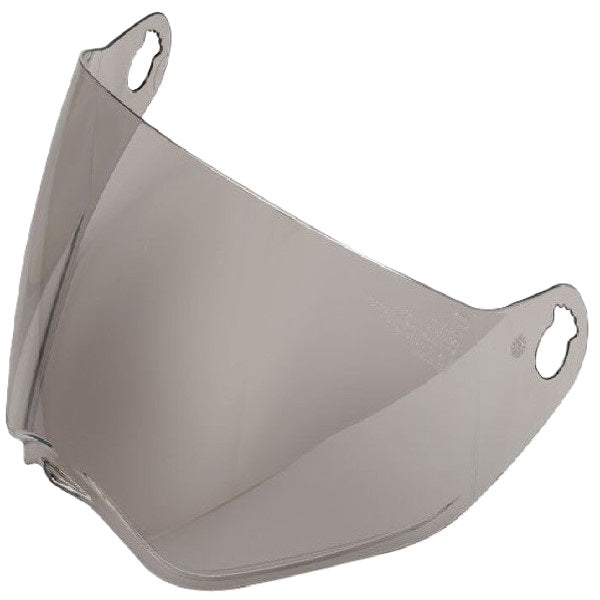 Visière de Moto MX-9 Adventure Argent incliné de face