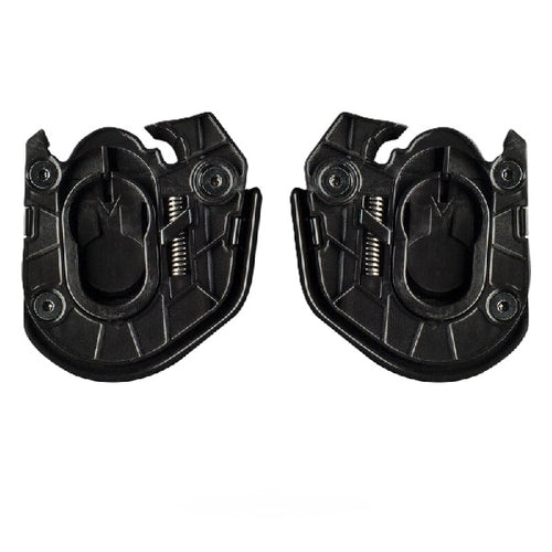 Kit de Plaques de Charnière de Casque Moto Star/Race Star Bell Noir en paire