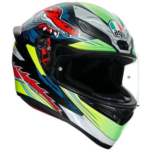 Casque Intégral de Moto K1 Multi Dundee Matt\ multi-couleur , le côté droit