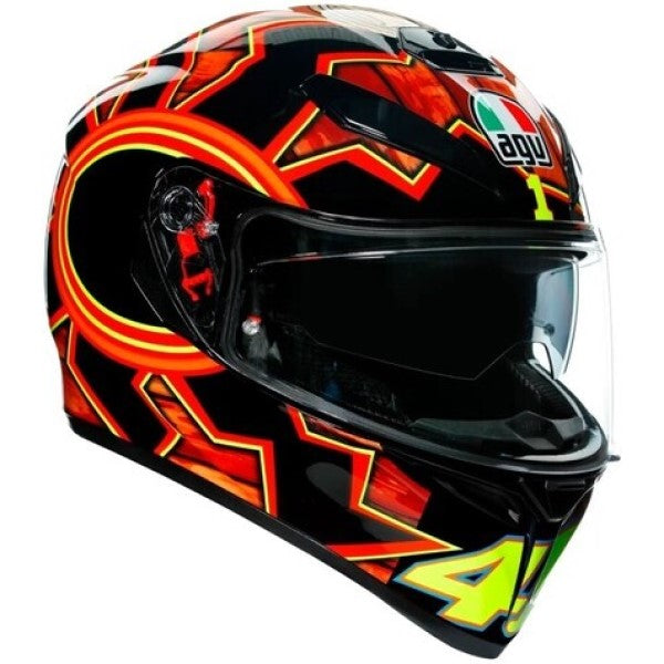 Casque Intégral de Moto K3 Sv Top Rossi Mugello - Liquidation||Full Face Motorcycle Helmet K3 Sv Top Rossi Mugello - Clearance