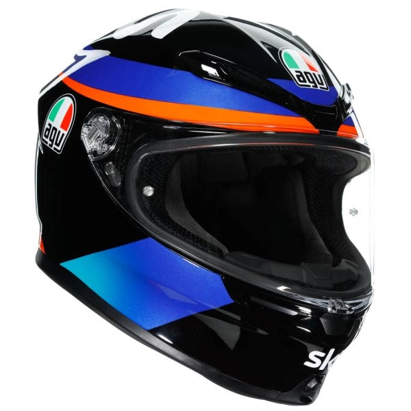 Casque Intégral de Moto K6 Replica Marini Sky Racing Team - Liquidation||Full Face Motorcycle Helmet K6 Replica Marini Sky Racing Team - Clearance