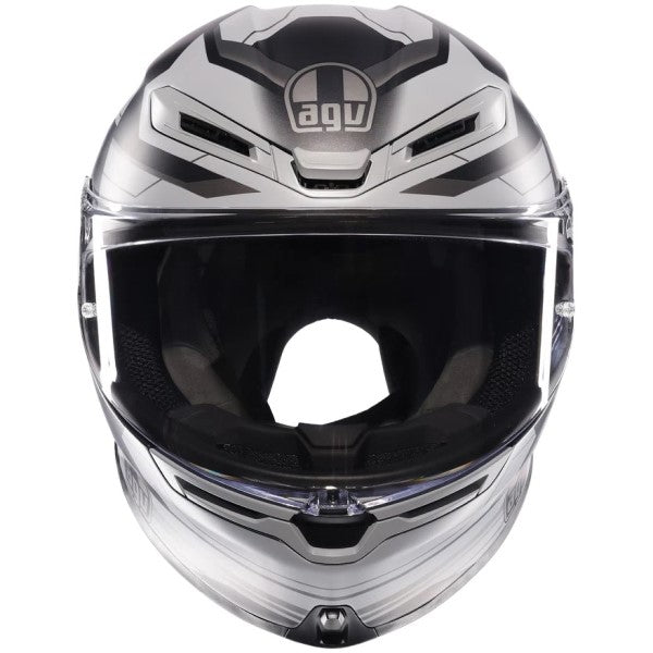 Casque Intégral de Moto K6 S Ultra Sonic Noir Mat/Gris de face