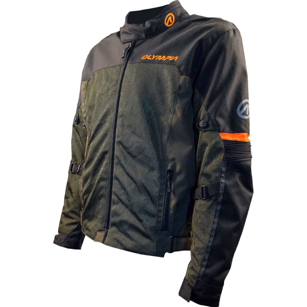 Manteau de Moto Newport 3 Olympia Motosports kaki