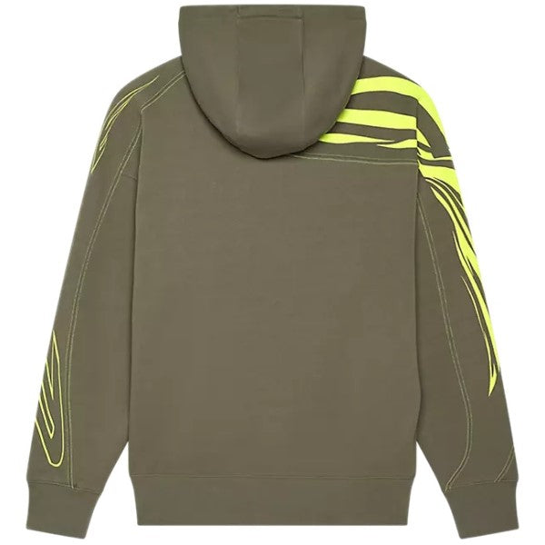 Coton Ouaté Elevated Oversized Fox kaki, de dos