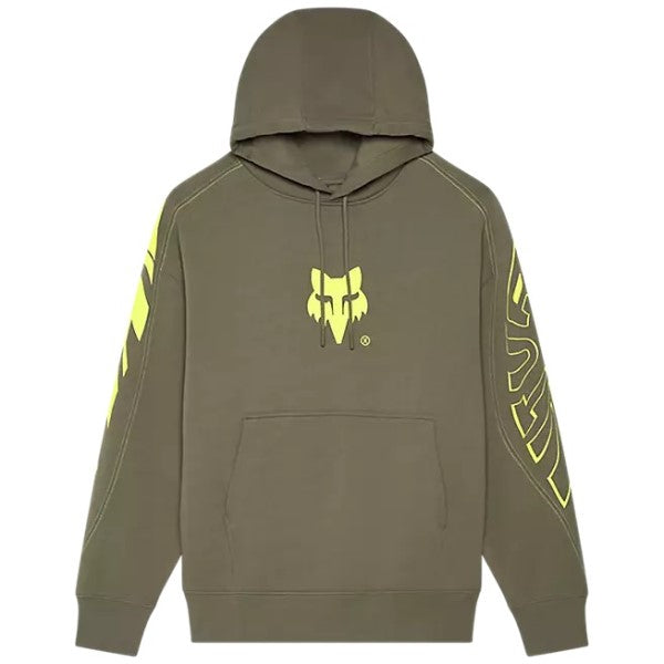 Coton Ouaté Elevated Oversized Fox kaki, de face