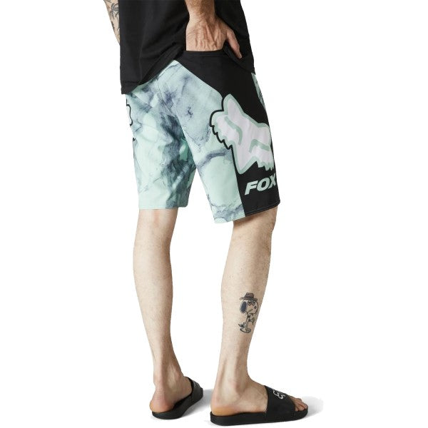Short de Surf Karrera Vert incliné de dos