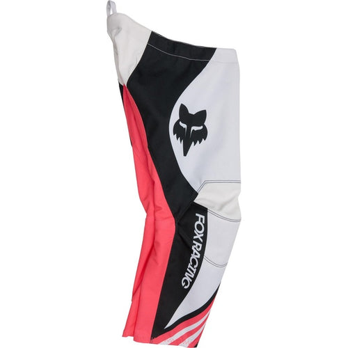 Pantalon de Motocross 180 Draft Enfant, Fox, blanc rouge
