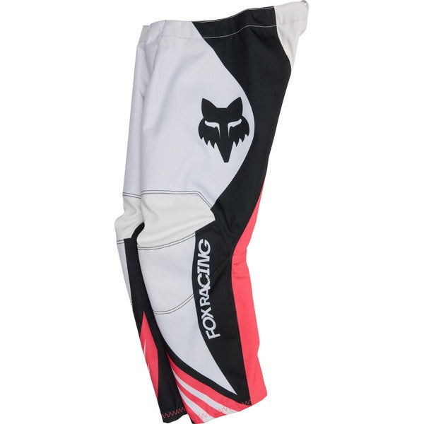 Pantalon de Motocross 180 Draft Enfant, Fox, blanc rouge