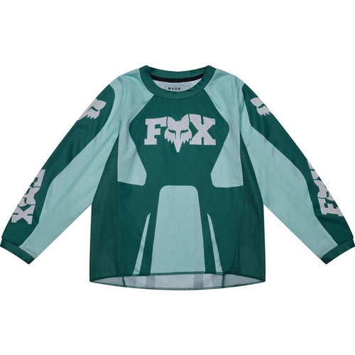 Chandail de Motocross 180 Raid Enfant Fille/Fox/vert, de face