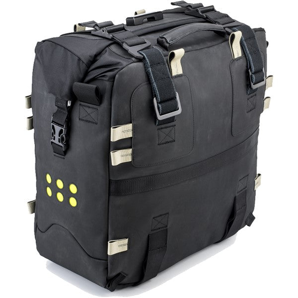 Sac Souple de Moto OS-32 Noir incliné de dos