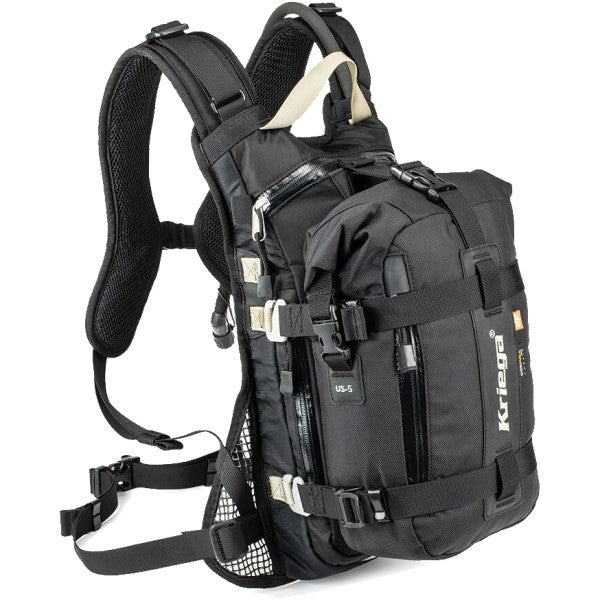 Sac d'hydratation Hydro-3 Noir Trousse Rapide incliné de face