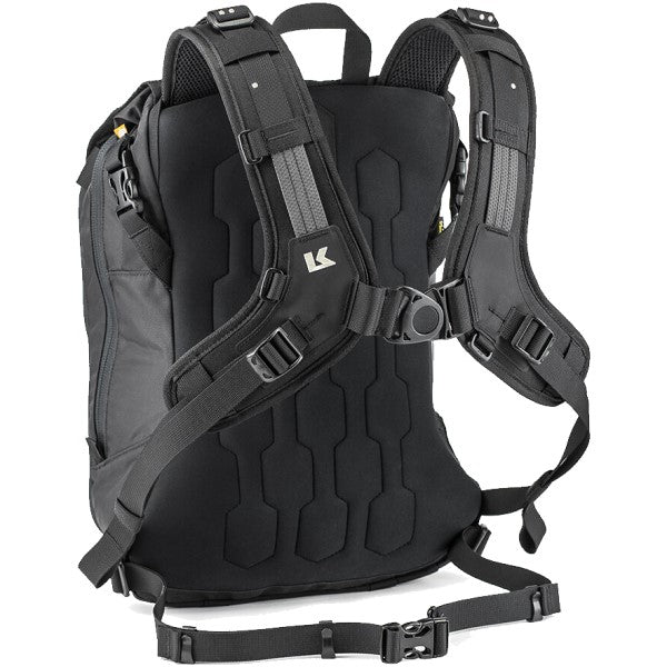 Sac à Dos de Moto MAX28 Noir incliné de dos