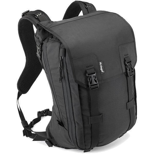 Sac à Dos de Moto MAX28 Noir incliné de face