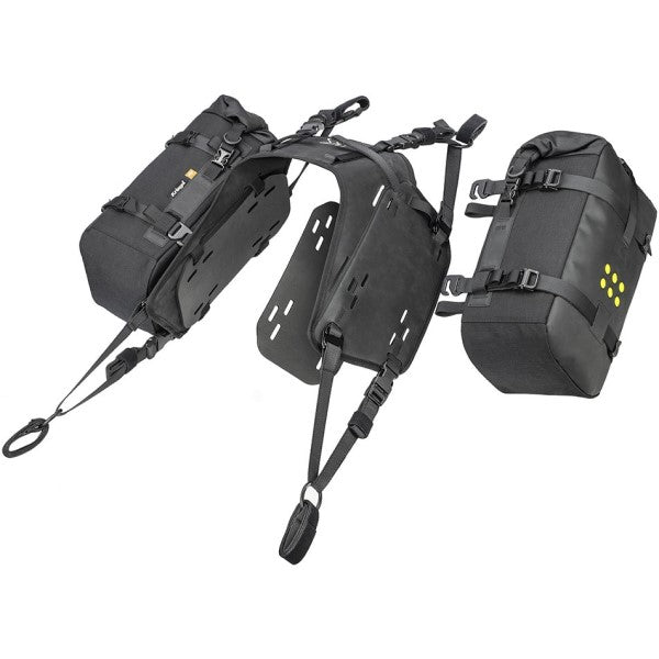 Harnais de Siège de Moto Kriega OS-Base Adventure Noir avec sacs souples