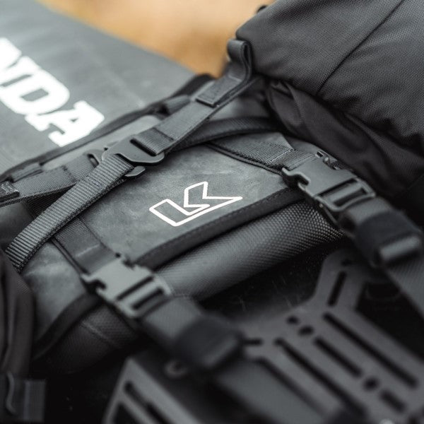 Harnais de Siège de Moto Kriega OS-Base Adventure Noir courroies