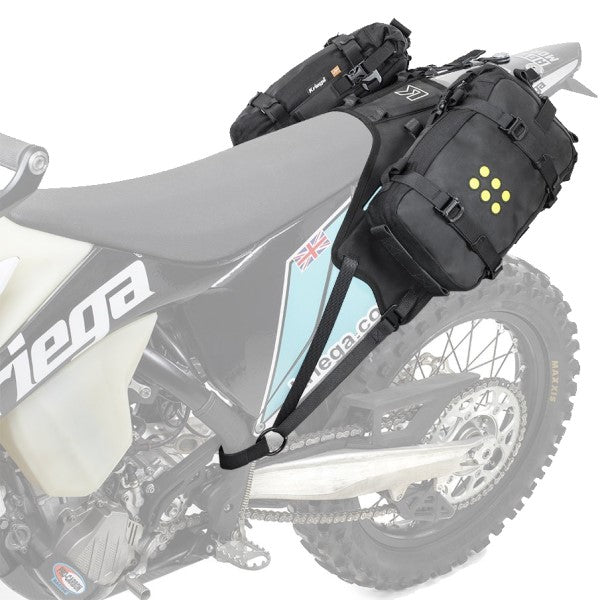 Harnais de Siège de Motocross Kriega OS-Base Enduro Noir sacs souples OS-6