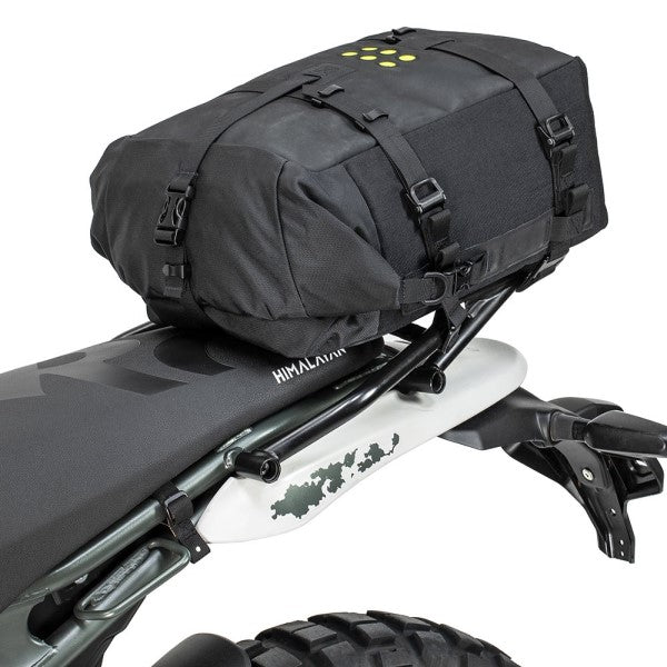 Harnais de Siège de Moto Royal Enfield Himalayan Noir sac souple attaché sur le siège