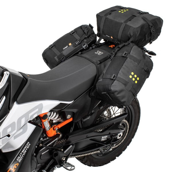 Harnais de Siège de Motocross KTM 790-890 Adventure Noir sacs souples attachés aux trois côtés