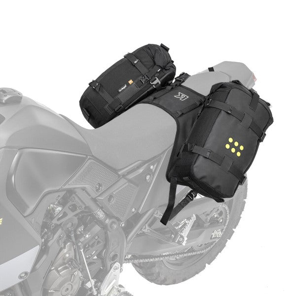 Harnais de Siège de Moto Yamaha Tenere 700 Noir sacs souples OS-12