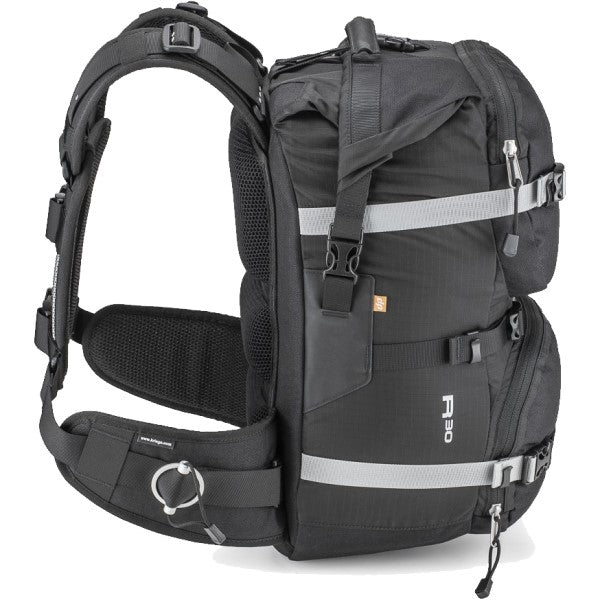 Sac à Dos de Moto R30 Noir de gauche