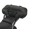 Sac Imperméable de Moto Rollpack-40 Noir attaché au siège incliné de face