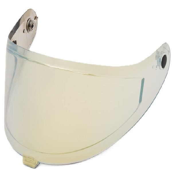 Visière de Moto ClickRelease V2 Pinlock Lithium Jaune Clair incliné de face