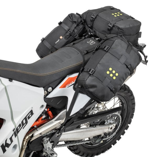 Harnais de Siège de Motocross KTM 690/HUSQVARNA 701/GASGAS 700 Noir sacs souples attachés aux trois côtés