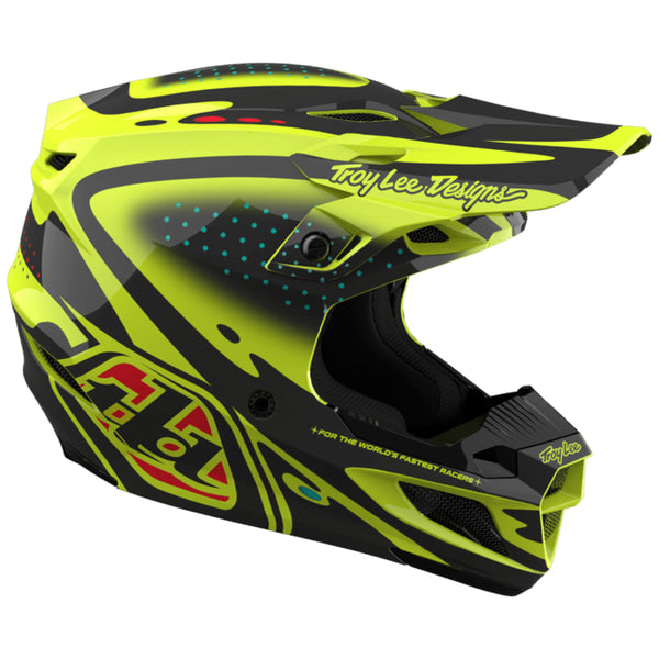 Casque de Motocross SE5 Polycarbonate W/MIPS The Line Haute visibilité, côté droit