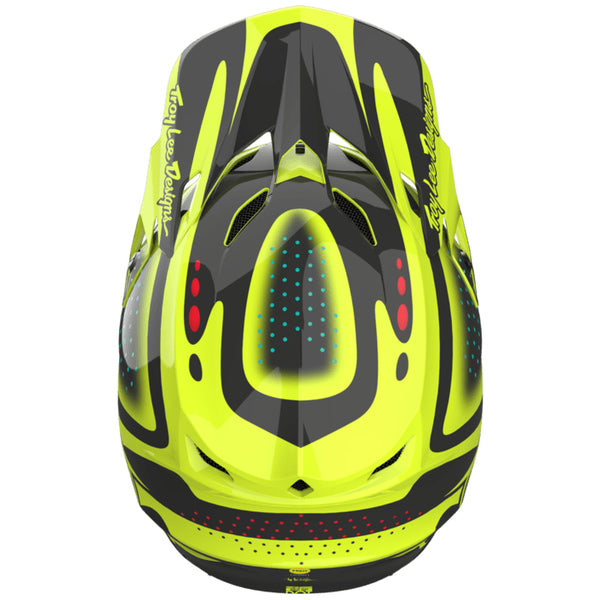 Casque de Motocross SE5 Polycarbonate W/MIPS The Line Haute visibilité, Dessus