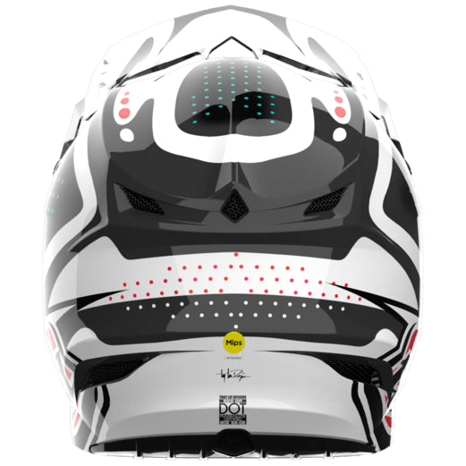 Casque de Motocross SE5 Polycarbonate W/MIPS The Line Noir, Dos