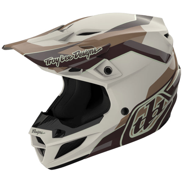 Casque de Motocross Polycarbonate PSE5 W/MIPS Stand Sable, côté gauche