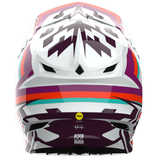 Casque de Motocross SE5 polycarbonate W/MIPS Dash Mauve, Dos