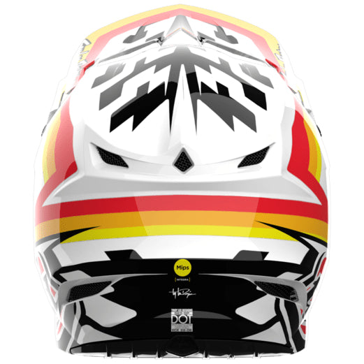 Casque de Motocross SE5 polycarbonate W/MIPS Dash Orange, Dos