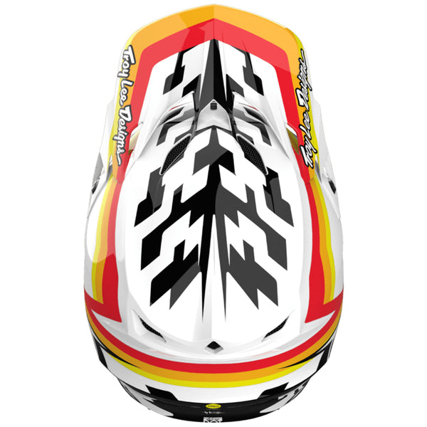 Casque de Motocross SE5 polycarbonate W/MIPS Dash Orange, Dessus