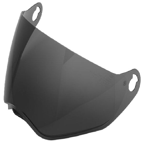Visière de Moto MX-9 Adventure Fumé Foncé incliné de face