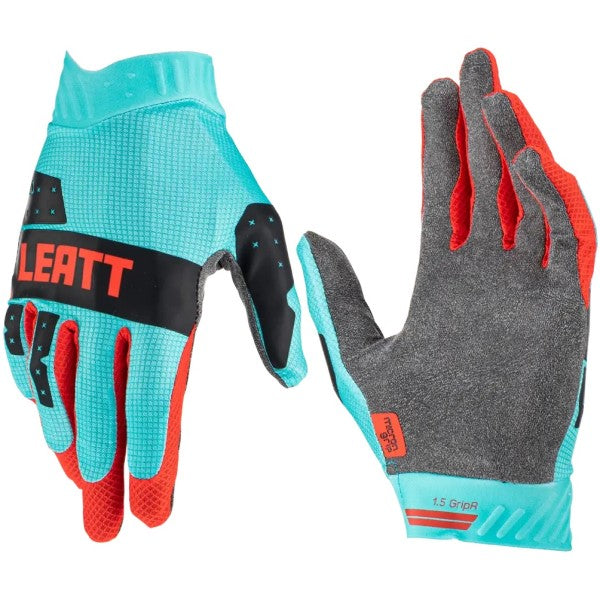 Gants de Motocross Leatt 1.5 GripR Bleu Orange