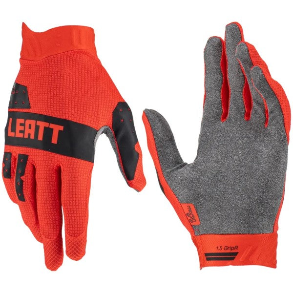 Gants de Motocross Leatt 1.5 GripR Rouge