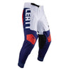 Pantalon de Motocross 4.5 Leatt Blanc/Bleu Devant