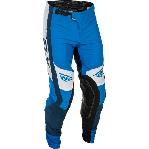 Pantalon de Motocross Fly Lite Bleu/Blanc